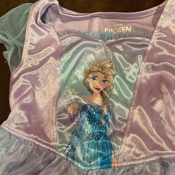 Disney Frozen Nightgown - Lavender and Sky Blue - Picture 2 of 4